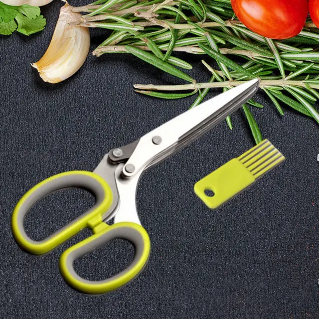 1pcs Kitchen scissors, household multi-purpose vegetable scissors,  auxiliary food cutting, kitchen vegetable scissors, smart scissors, cutting  board, two in one