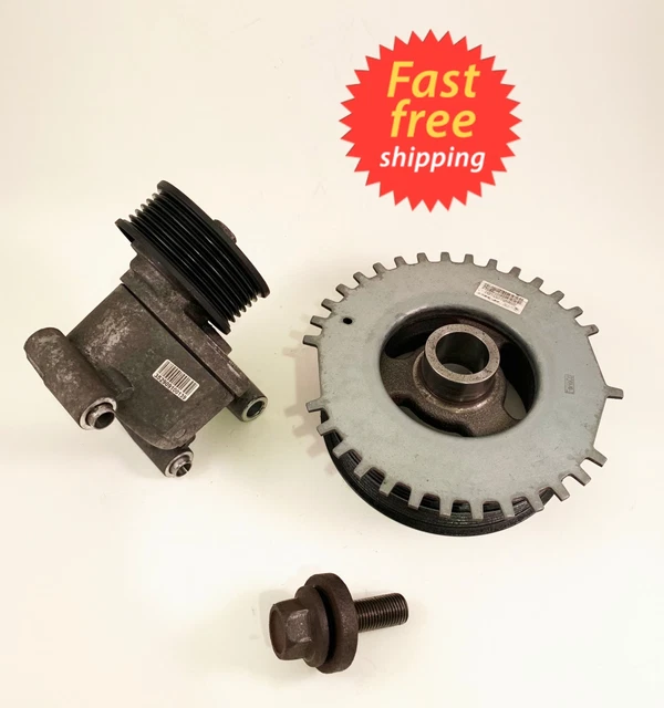 2011 Mazda 3 OEM 2.0L Engine Serpentine Belt Tensioner Crankshaft Pulley w/ Bolt