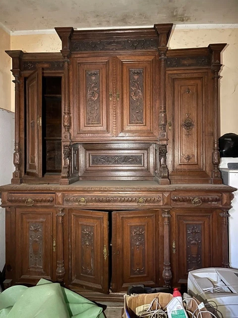 credenza antica del 700 in legno tutta restaurata tenuta benissimo mis250x230