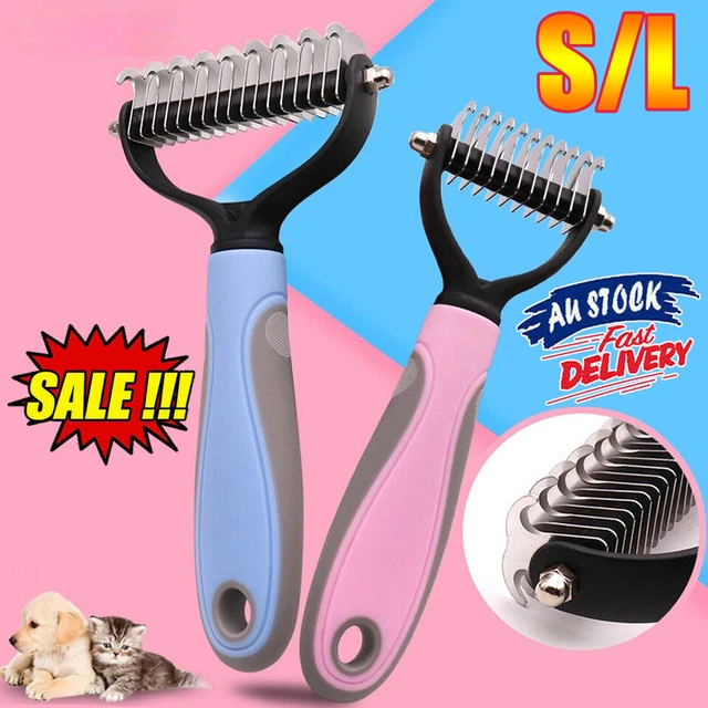 Dog Pet Cat Grooming Comb Brush Undercoat Rake Dematting Deshedding Trimmer Tool