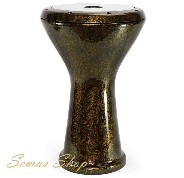 Darbuka Orientale In Ghisa Con Effetto Perla - Tamburo A Calice Con Accessori - Foto 10