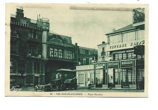 85 - Les Sables D Olonne - Place Navarin - Automobiles