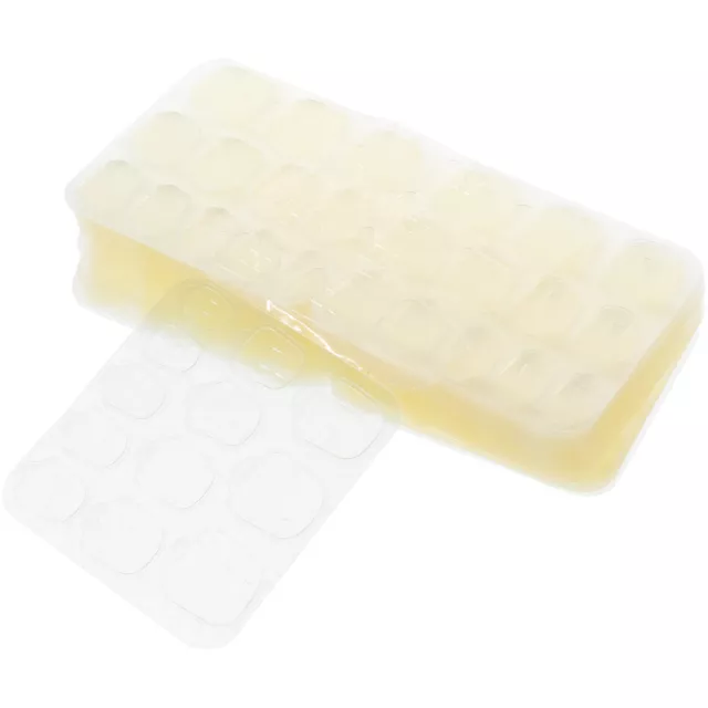 50 Sheets Nail Jelly Glue Sticky Nails Pads Clear Adhesive Tabs
