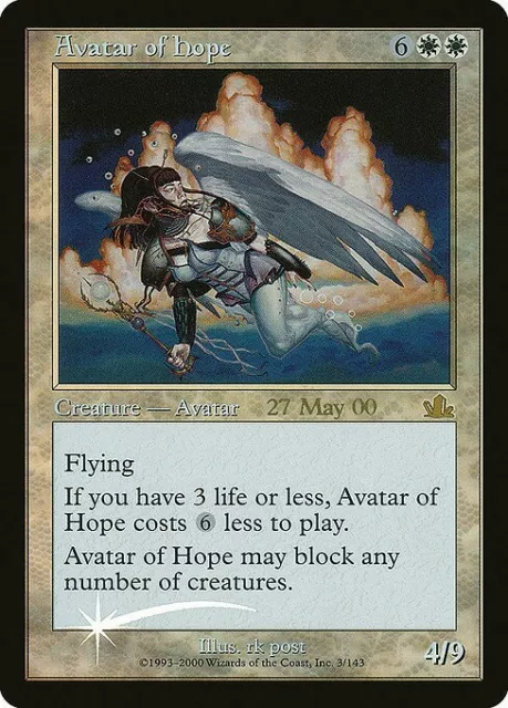 Mtg Avatar Of Hope Foil  - Avatar Della Speranza - Promo - Magic-Nm