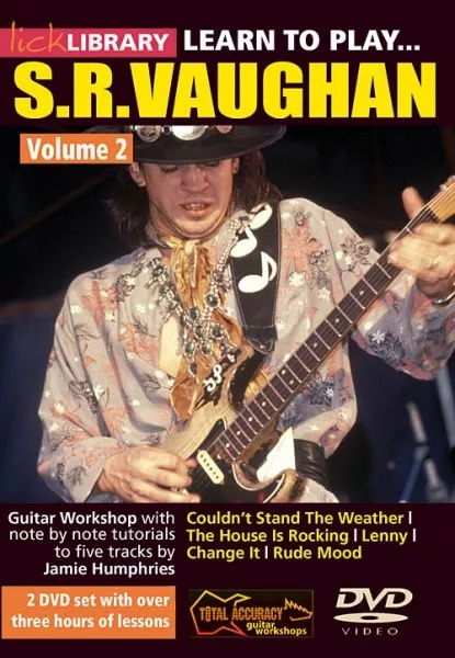 Learn to Play Stevie Ray Vaughan Guitar Technique Volume 2 DVD 000393038