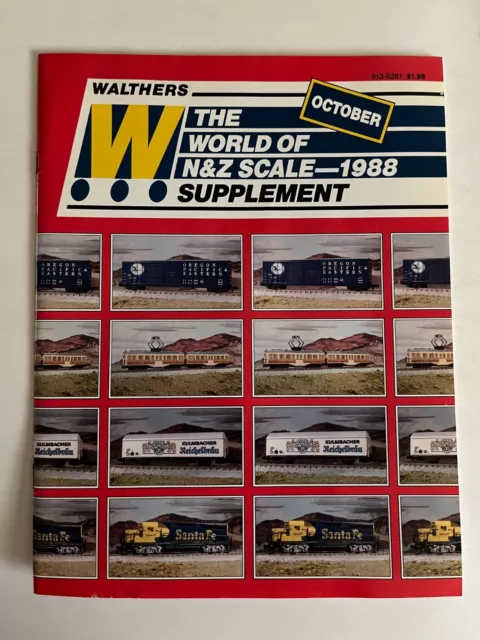 Walthers Supplement - The World of N&Z Scale - 1988 - October