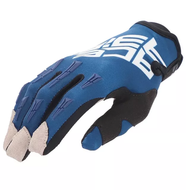 Guanti Moto Enduro Cross Acerbis Mx X-H Blu Gloves Tg L