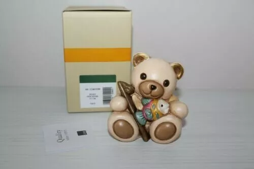 Thun, orso Teddy pescatore. Altezza 10 cm .Nuovo.