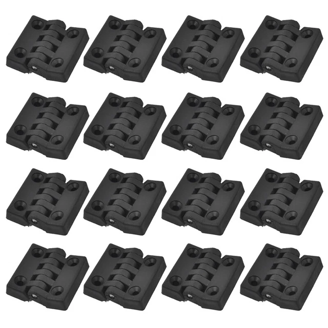 80 pezzi cerniere per ante armadio in plastica, rinforzate, 40x40 mm T6C4