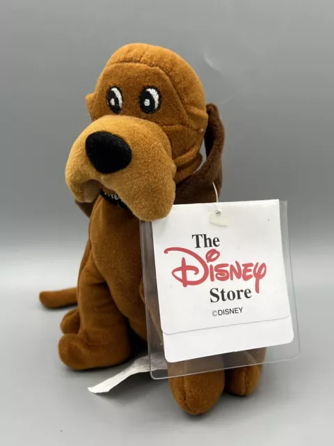 Disney Store Lady And The Tramp Trusty 8” Bean Bag Soft Toy Plush New Retired