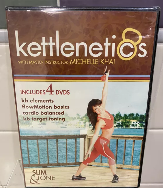 KETTLENETICS KETTLE BELL MICHELLE KHAI (4 DVD Lot, 2008) Exercise