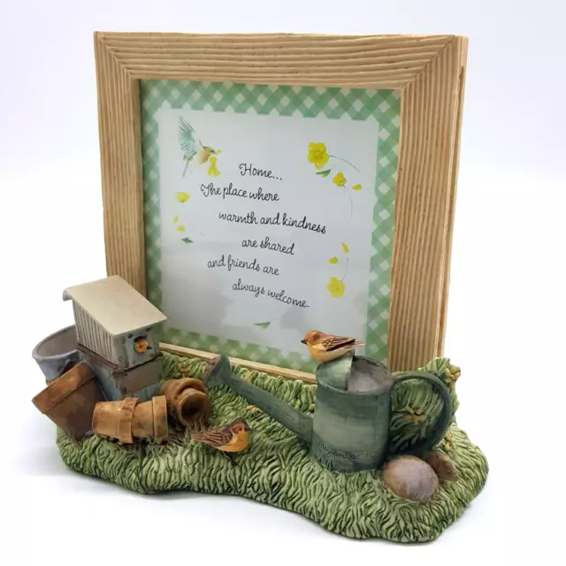 Hallmark Marjolein Bastin Nature Garden Birds Picture Frame Holds 2 Photos 3.75"
