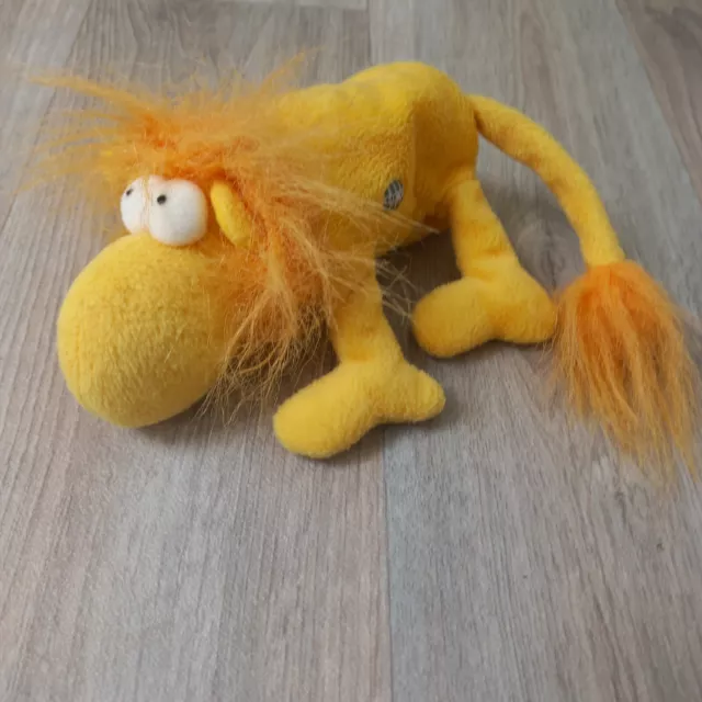 Heye Crazy Zoo Mordillo Lion 1999 Rare German Retired Beany Ex Condition