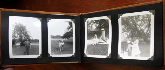Family Photo Album c. 1940's Travel Beach Dogs Cars Sight Seeing 80 B&W photos 3