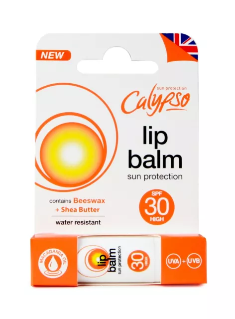 Calypso Sun Protection Lip Balm SPF30 | Bees Wax, Shea Butter and Macadamia oil