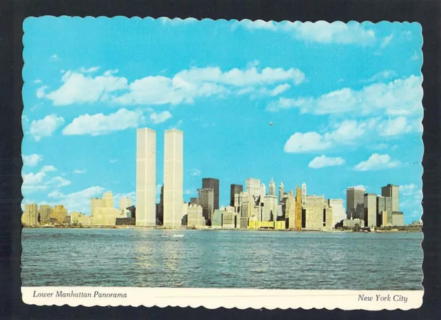 D0077 USA New York Lower Manhattan World Trade Center postcard