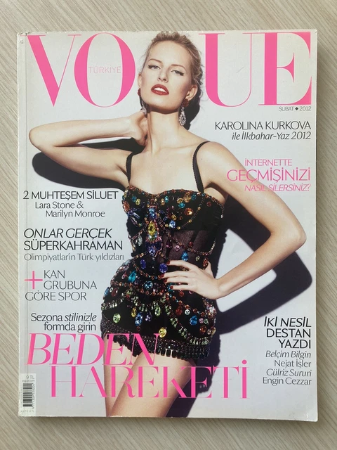 vogue　feb 2001 Karolina Kurkova VOGUE Magazine US February 2001 KAROLINA KURKOVA Erin Wasson