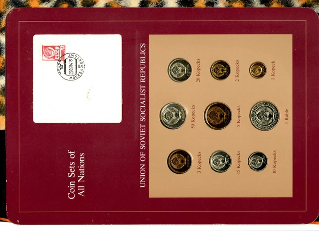Coin Sets of All Nations USSR Russia UNC All 1978 but 20 Kopeck 1979