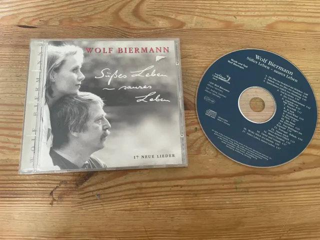 CD Chanson Wolf Biermann – Süßes Leben - Saures Leben (17 Song) WB LIEDERPROD jc
