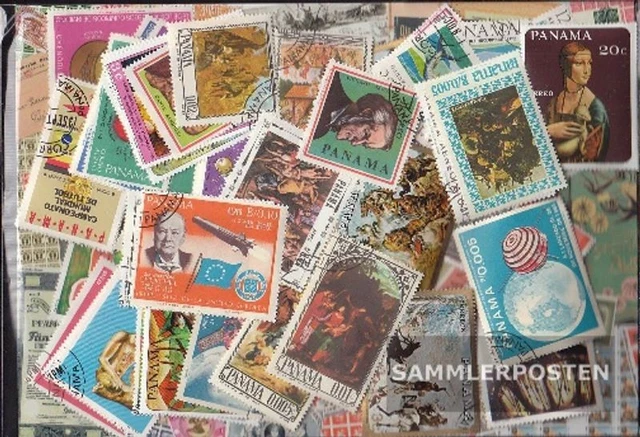Panama Briefmarken 100 verschiedene Marken