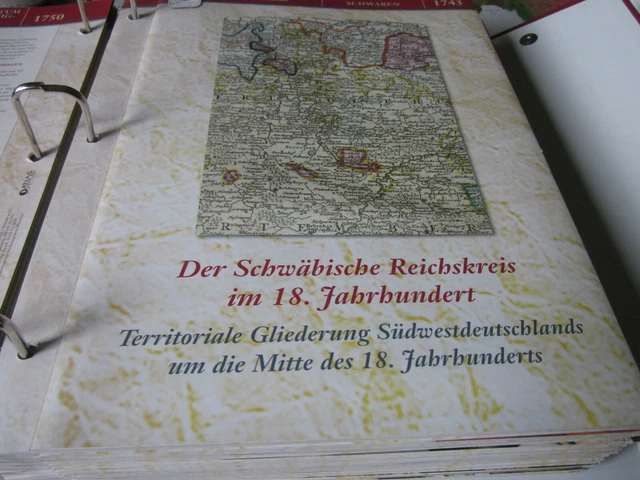 Dtsch.Geschichte in Historischen Karten 1743 Der Schwäbische Reichskreis