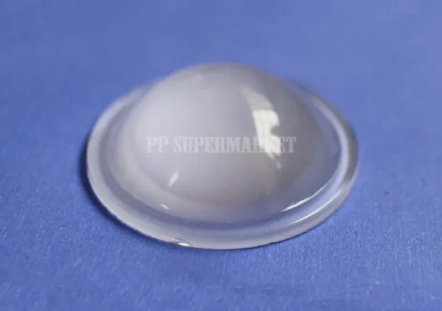 1PCS 43mm LED Frosted Convex Lens Optical Glass Lens FOR 10-100W LED
