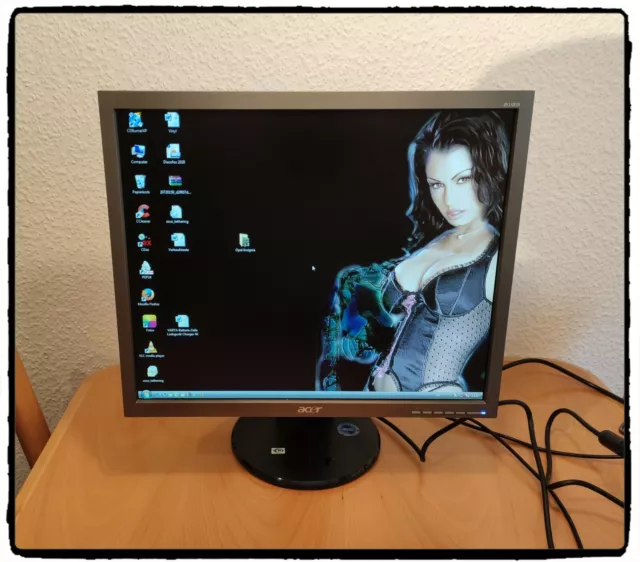 ACER B193 TFT Monitor Bildschirm Display 19“ 19 Zoll DVI 250cd/qm 5ms schwarz