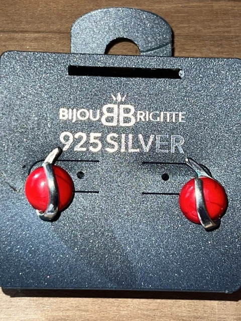 BIJOU BRIGITTE 925 silver gemstones stud earrings new 8.30
