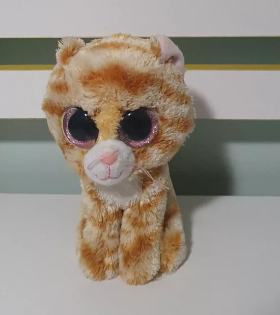 TY BEANIE BOOS TABITHA the Cat 6 Inch Glitter Eyes 25.00