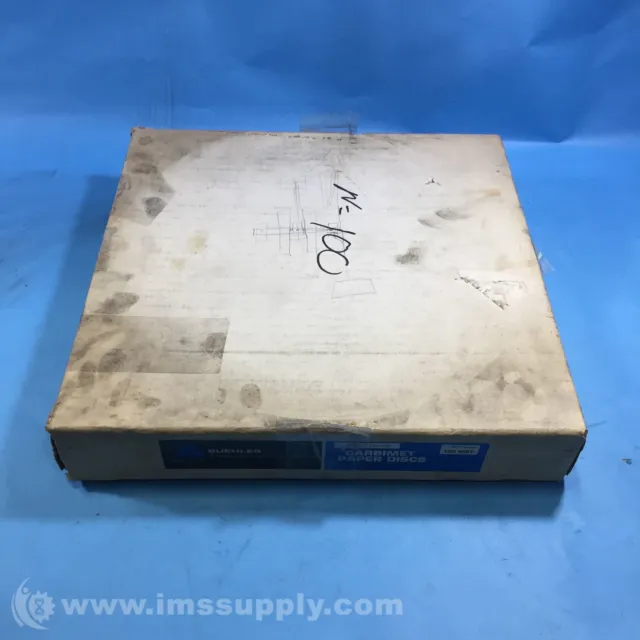 Buehler Ltd 30-5121-120-100 Box of 100 Carbimet Paper Discs, 12" FNFP