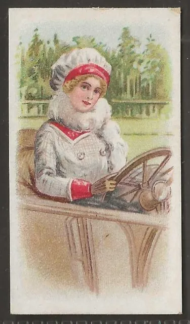 Wills Scissors-Sporting Girls 1913-#17- Motoring