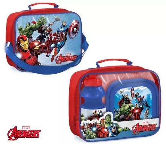 Set Pranzo MARVEL AVENGERS BORSA TERMICA più BORRACCIA più CIOTOLA