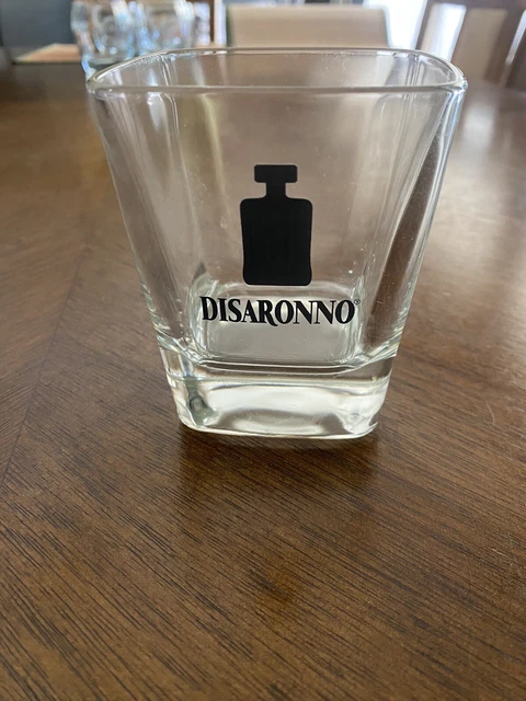 Disaronno Amaretto Liqueur Square Rocks Glass