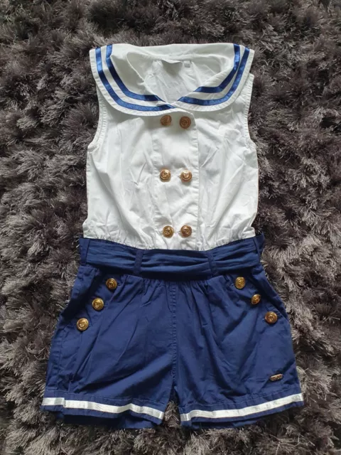Girls A Dee Ariana Dee Sailor All In One Bodysuit/Playsuit Age 10 RRP £72