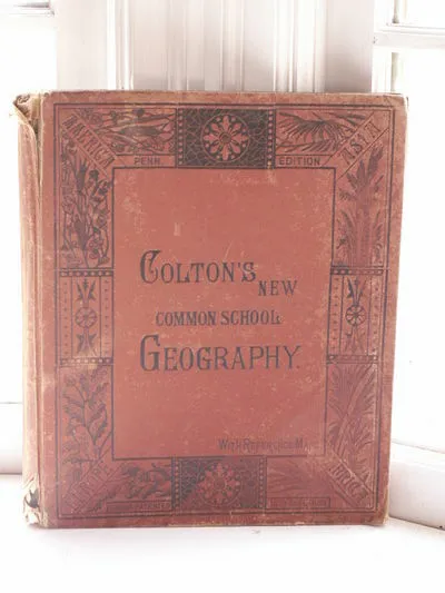 J H Colton / Colton's Common School Geography Illustrated By Numerous 1880