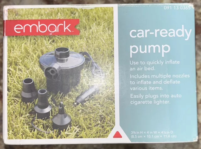 Embark  car ready Pump air mattress pump