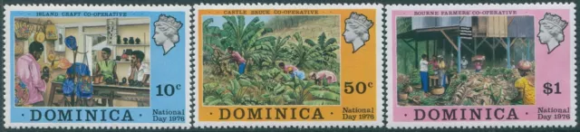 Dominica 1976 SG550-552 National Day set MNH