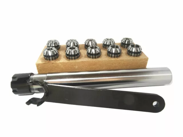 Set Pinze Serraggio ER16 (426E) Incl. Dado Pinza di Serraggio Tipo ER16 Mini