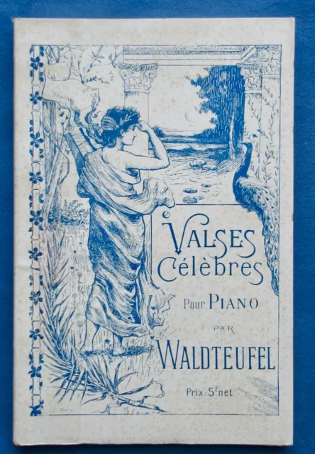 Album Recueil Partition Émile Waldteufel Valses Célèbres Bizet Offenbach Audran