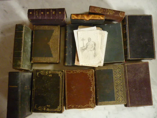 Lot de 13 ouvrages religieux - XIX et XX siècle - Canivets.