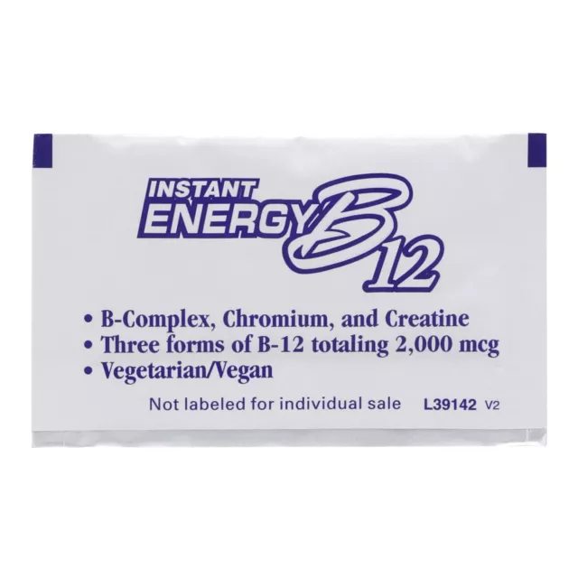 NOW Foods Instant Energy B-12 2.000 mcg 75 paquetes, impulso de energía celular 3