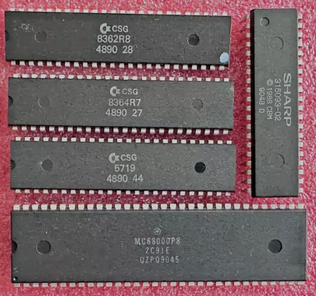 5x Chip ´S / Paula 8364R7/Denise 8362R8,Gary 5791 / Kick 1.3 / CPU For AMIGA500/