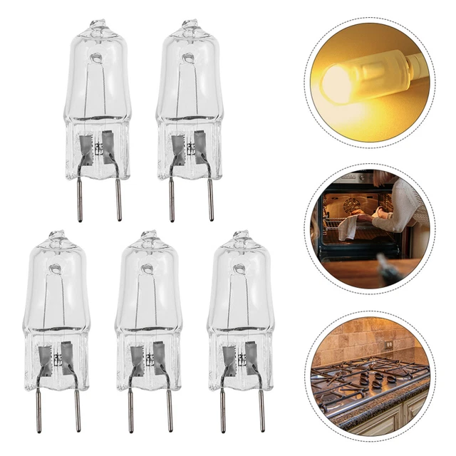 5 pz lampada alogena microonde lampadina forno componente lampadina spot