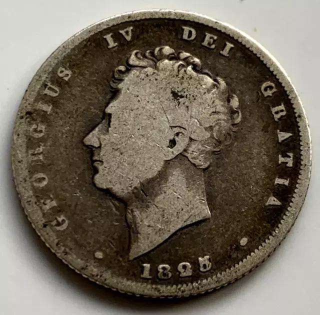 King George IV Shilling Coin 1825