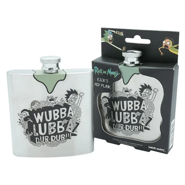 Flash Rick and Morty Rick's Hip Acciaio Inox 180 ml