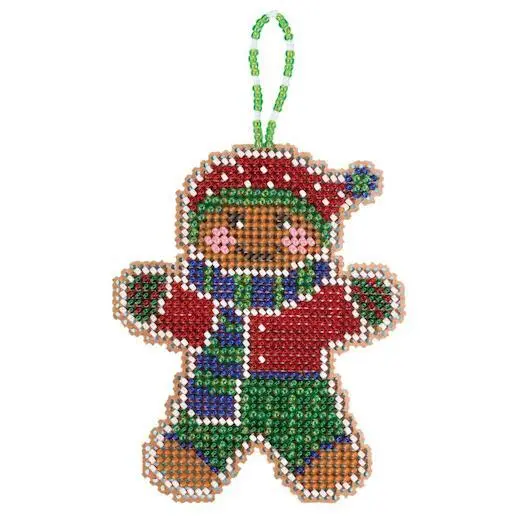 Mill Hill Counted Cross Stitch Ornament Kit | Garden Girl Gnome