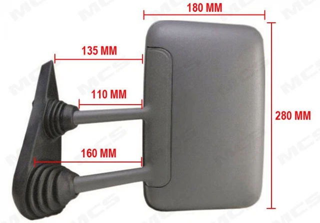 Specchio Specchietto Retrovisore Esterno Sx VW CRAFTER 2009 2010 2011 2012 2013 2014 2015 2016 2 Pin - Foto 11