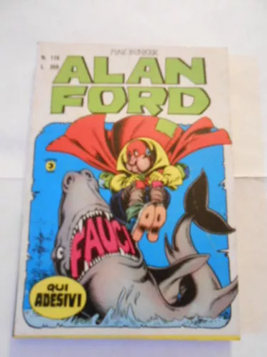 ALAN FORD ORIGINALE n.119 con adesivi  - ED. CORNO