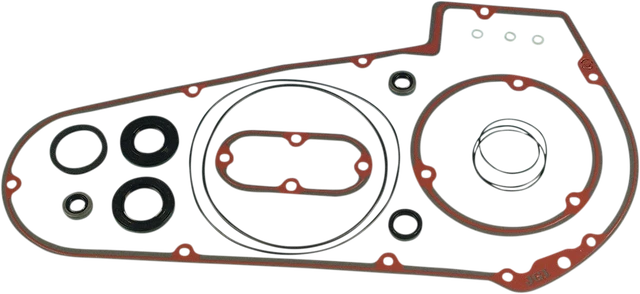 James Primary Cover Gasket Kit w Silicone Bead Electra Glide 74-75 80-84 87-89