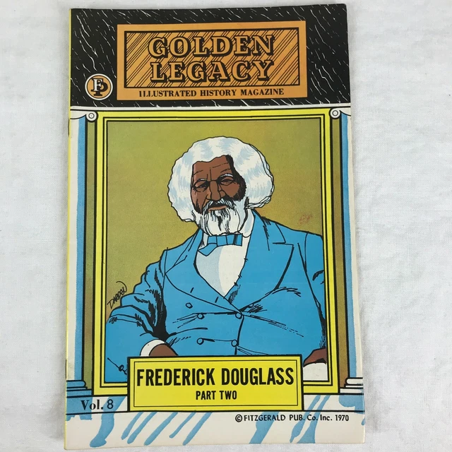 Rare 1970 Golden Legacy Vol 8 - Illustrated Black History Magazine Comic Book